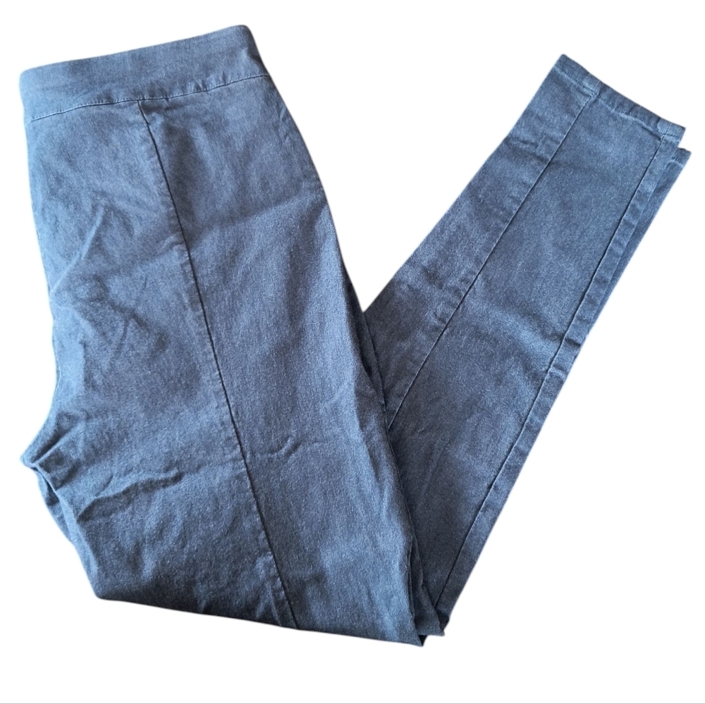 Calvin Klein Women's Blue/Gray Pull On Skinny Trousers Size M
